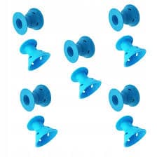 Silikonowe małe wałki do loków 20 sztuk